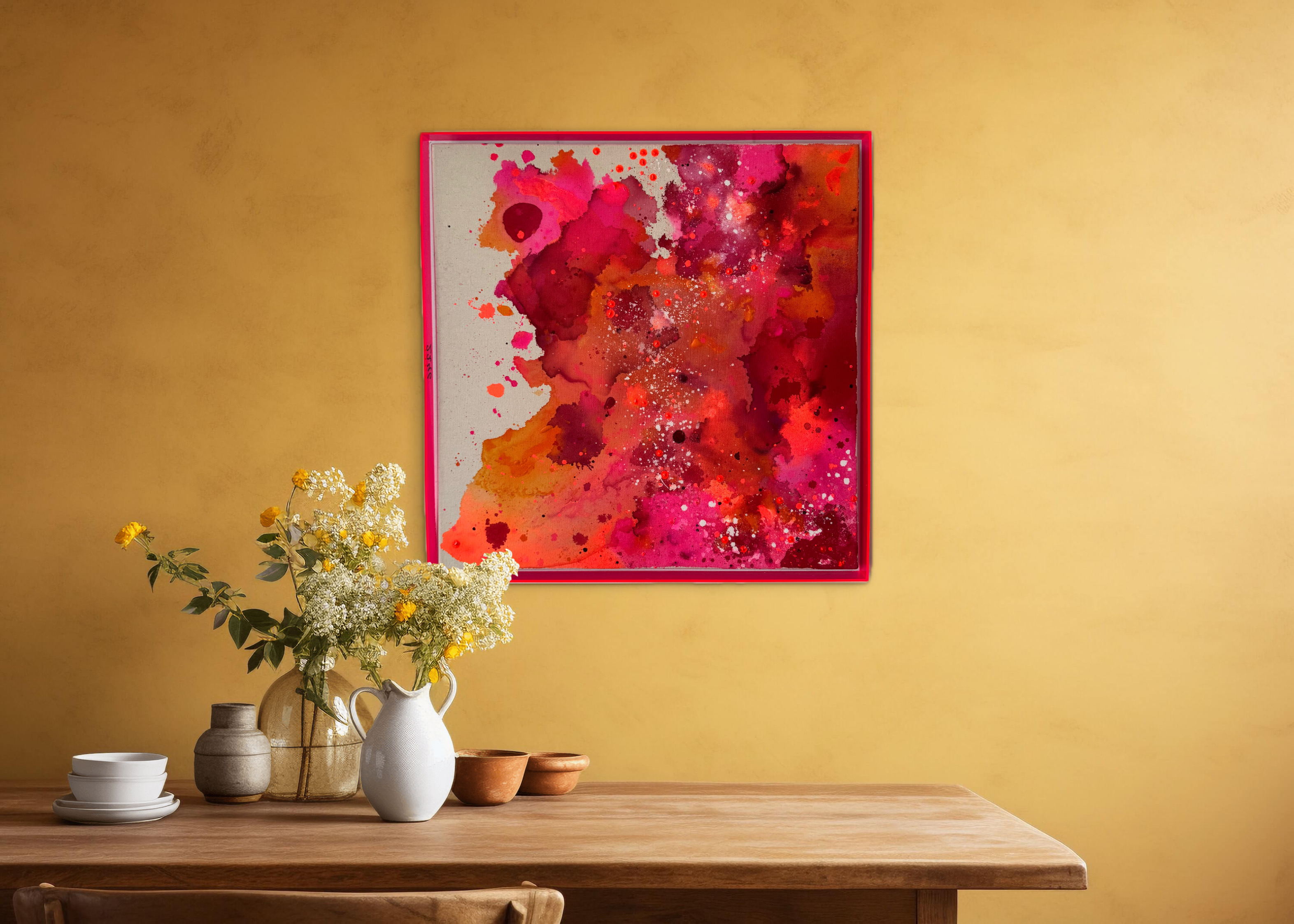 Akkorde - Präsenz, 2026, Acryl auf roher Baumwollleinwand, Ansicht 18